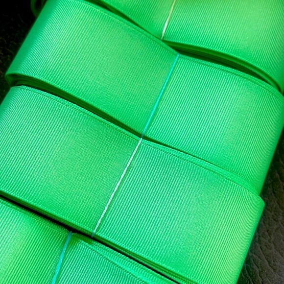 Grosgrain Ribbon 1.5” 10 yards yds 5/$20 NEW bows bow making shipping solid mint - Picture 4 of 4